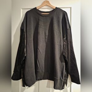 Athleta Retroplush Velvet Crewneck Sweatshirt